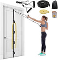 Sistema de poleas para rehabilitación de hombro ATENTO con mangos de espuma │ Polea para brazo con correa de puerta multi-anclaje para ejercicios de - imagen 1