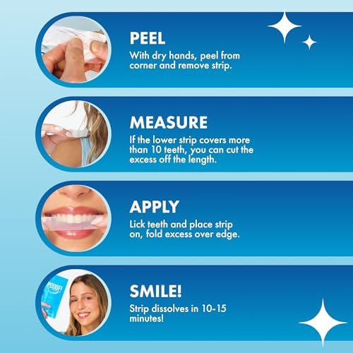 Tiras Blanqueadoras de Dientes POOOF! Dr. Bill Dorfman, 12% Peróxido de Hidrógeno, Seguras para el Esmalte, Sin Sensibilidad, Sabor Menta | 10 Días, - imagen 2
