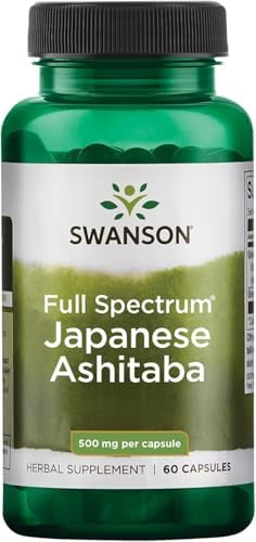 Swanson Ashitaba Japonés - Fórmula Natural de Espectro Completo para el Soporte del Sistema Inmunológico - (60 Cápsulas, 500mg Cada Una) - imagen 1