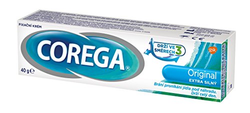 Crema Adhesiva para Dentaduras Corega Extra Fuerte - 40g - imagen 1