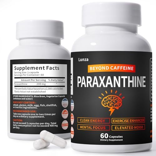 Suplemento de Paraxantina – Energía Limpia y Sin Caídas para Enfoque, Cognición y Ejercicio | Paraxantina Más Allá de la Cafeína | 60 Cápsulas - imagen 1