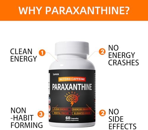 Suplemento de Paraxantina – Energía Limpia y Sin Caídas para Enfoque, Cognición y Ejercicio | Paraxantina Más Allá de la Cafeína | 60 Cápsulas - imagen 3