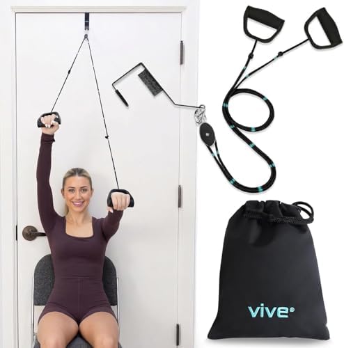 Polea Vive para Hombros en Terapia Física con Bolsa de Transporte - Sistema de Rehabilitación para Hombros - Equipamiento para Fortalecimiento de - imagen 1