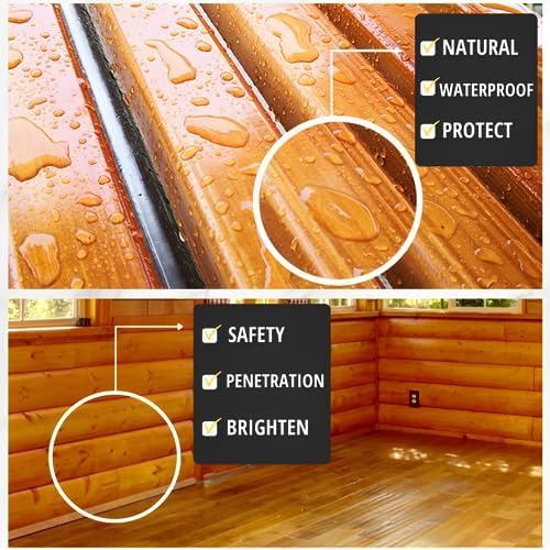 Aceite de Tung 32oz 100% Puro OAIEGSD para Madera Exterior con Brocha, Grado Alimenticio, Sellador Natural Impermeable para Tablas de Cortar y - imagen 3
