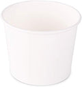 Tazas de Papel para Helado GSM Brands - Paquete de 100 - 12 oz Bowls Desechables para Postres Fríos o Calientes, Tazas para Sundae y Yogur Congelado, - imagen 1