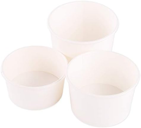 Tazas de Papel para Helado GSM Brands - Paquete de 100 - 12 oz Bowls Desechables para Postres Fríos o Calientes, Tazas para Sundae y Yogur Congelado, - imagen 4