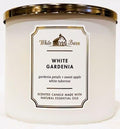 Vela Aromática de 3 Mechas Bath & Body Works White Barn con Aceites Esenciales - 14.5 oz - Nuevas Fragancias (Jazmín Blanco) - imagen 1
