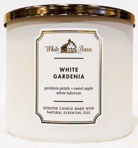 Vela Aromática de 3 Mechas Bath & Body Works White Barn con Aceites Esenciales - 14.5 oz - Nuevas Fragancias (Jazmín Blanco) - imagen 5