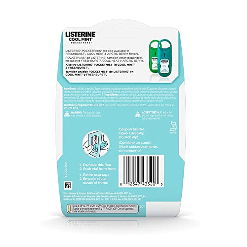 Listerine Cool Mint Pocketpaks, 24 piezas (paquete de 6) - imagen 2