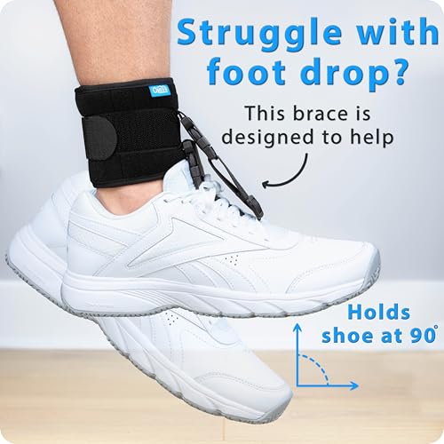Férula AFO Omeer para Pie Caído, Soporte Ajustable para Hombres y Mujeres, Compatible con Zapatos, Usable en Pierna Izquierda o Derecha - imagen 2