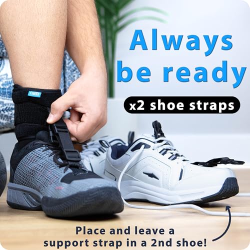 Férula AFO Omeer para Pie Caído, Soporte Ajustable para Hombres y Mujeres, Compatible con Zapatos, Usable en Pierna Izquierda o Derecha - imagen 4
