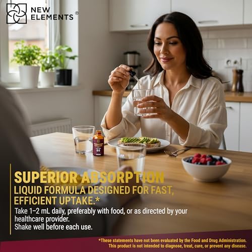 Gotas de Magnesio Glicinato Líquido con Vitamina B6 - Suplemento de Magnesio 500mg y Vitamina B6 100mg | Sin GMO, Sin Gluten | Alivio del Estrés | - imagen 6
