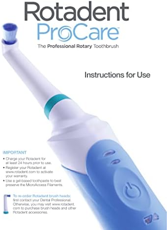 Cabezal de Repuesto Corto Rotadent ProCare; Compatible SOLO con los Modelos de Cepillo de Dientes ROTADENT PROCARE/Contour (NO es Compatible con - imagen 6