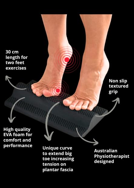 Fasciitis Fighter ROUND 2 - Herramienta para Alivio de Fasciitis Plantar y Dolor en el Talón, Fortalecimiento y Estiramiento del Pie y Arco, Espuma - imagen 4