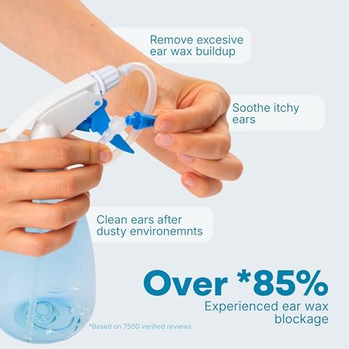Kit de Limpieza de Oídos Medi Grade con Botella Limpiadora, B y Punta Cuádruple - Kit de Remoción de Cerumen para Mayor Claridad Auditiva - - imagen 3