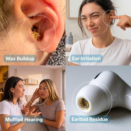 Kit de Limpieza de Oídos Medi Grade con Botella Limpiadora, B y Punta Cuádruple - Kit de Remoción de Cerumen para Mayor Claridad Auditiva - - imagen 5