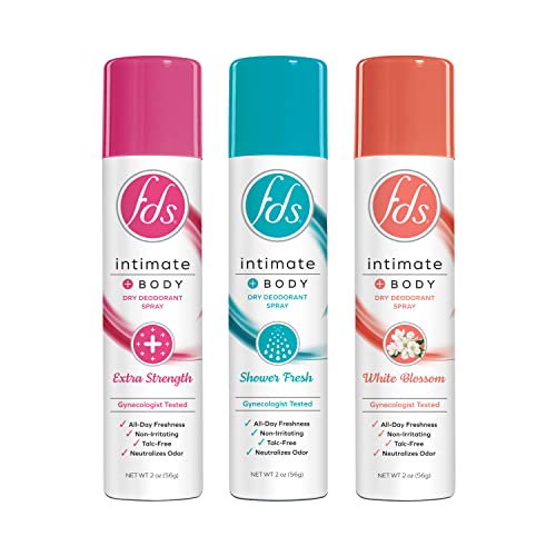 Desodorante Íntimo FDS Spray Femenino Pack Variado, Frescura Todo el Día y Protección contra Olores, 2 Oz, 3 Piezas, pH Equilibrado, Sin Talco, - imagen 5