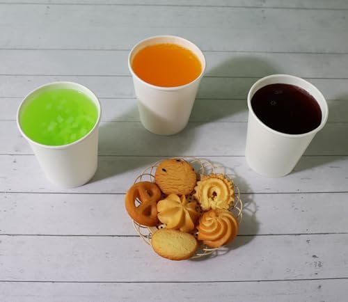 Copa desechable CantaGreen de 150 piezas, 12 oz, resistente para bebidas calientes y frías, color blanco - imagen 3