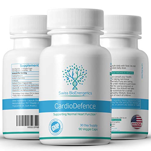 CardioDefence – 90 Cápsulas – equilibrio preciso de CoQ10, D-Ribosa, Acetil L-Carnitina, Vitaminas B y MCT para la salud del corazón y reducir la - imagen 1