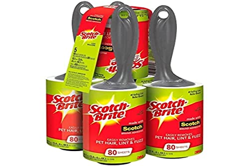 Paquete Económico de Rodillos Quitapelusas Scotch Brite 80 Hojas (Paquete de 5) - imagen 5