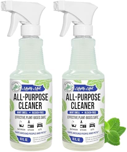 Limpiador Multiusos Mighty Mint en Spray para Hogar, Cocina y Baño, Aroma Natural a Menta, 16 oz - Paquete de 2 - imagen 1