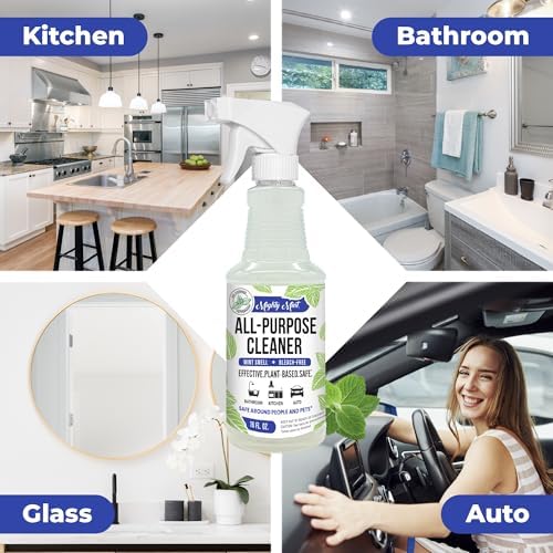Limpiador Multiusos Mighty Mint en Spray para Hogar, Cocina y Baño, Aroma Natural a Menta, 16 oz - Paquete de 2 - imagen 2