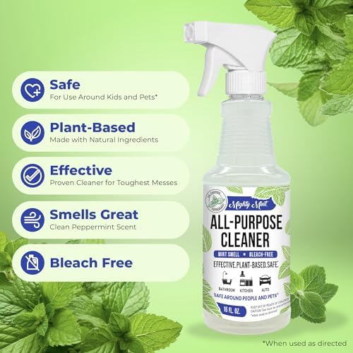 Limpiador Multiusos Mighty Mint en Spray para Hogar, Cocina y Baño, Aroma Natural a Menta, 16 oz - Paquete de 2 - imagen 5