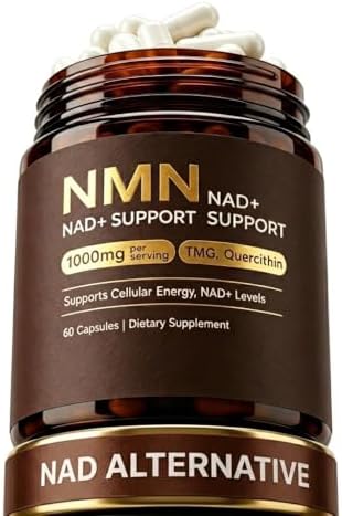 Suplemento de NMN 1000mg, 4 en 1 Liposomal NMN Orgánico Puro con Quercetina, TMG y Alternativa a NMNH, Apoya Energía Celular y Niveles de NAD+, 60 - imagen 1