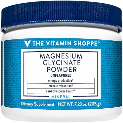 Magnesium Glycinate 400 MG de The Vitamin Shoppe, Magnesio Quelado para Mejor Absorción, Apoya Energía, Relajación y Sueño, Salud Cardiovascular, Sin - imagen 5