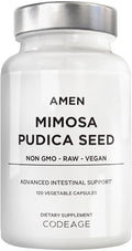 Amen Cápsulas de Semillas de Mimosa Pudica Orgánicas, Suministro para 2 Meses, Suplemento Vegano - Pastillas de Planta Sensible Mimosina - 120 - imagen 1