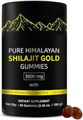 Gomitas de Shilajit | Alpha Gummies para Hombres | Sin Azúcar Añadido | Ashwagandha, Gokshura | Ácido Fulvico y 85+ Minerales Traza | 60 Gomitas - imagen 1