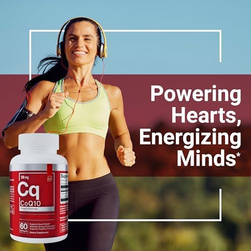 Suplemento CoQ10 100mg en Softgels de Essential Elements para el Corazón, Cerebro y Vascular - Absorción Óptima - 60 Cápsulas, Suministro de 2 Meses - imagen 5
