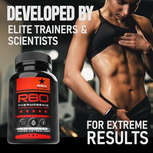 Rockstar R80 Extreme Termogénico Hyper-Metabolizador Quemador de Grasa para Hombres y Mujeres – Soporte GLP-1, Supresor del Apetito, Píldoras para - imagen 5