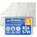 Medline Ultrasorbs Advanced+ Protectores de Cama Premium con Polímero para Protección Superior contra Filtraciones, Capacidad de 400 lbs, Tamaño - imagen 1