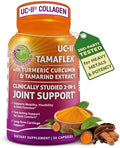 Suplemento para las Articulaciones con UC-II® y TamaFlex® – Colágeno Tipo II No Desnaturalizado, Cúrcuma y Tamarindo para la Salud Articular, - imagen 1