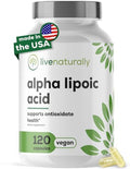 Suplemento de Ácido Alfa Lipoico 600mg [120 Cápsulas] - Antioxidante Premium - Livenaturally - Hecho en EE. UU. - imagen 1
