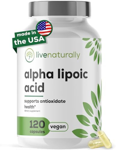 Suplemento de Ácido Alfa Lipoico 600mg [120 Cápsulas] - Antioxidante Premium - Livenaturally - Hecho en EE. UU. - imagen 1