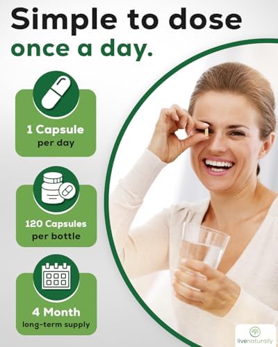 Suplemento de Ácido Alfa Lipoico 600mg [120 Cápsulas] - Antioxidante Premium - Livenaturally - Hecho en EE. UU. - imagen 5