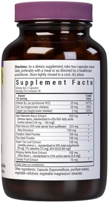 Suplemento para la Salud Prostática BlueBonnet Nutrition MPX 1000 - Con Saw Palmetto, Semilla de Calabaza, Ortiga, Beta Sitosterol y Esteroides - imagen 2