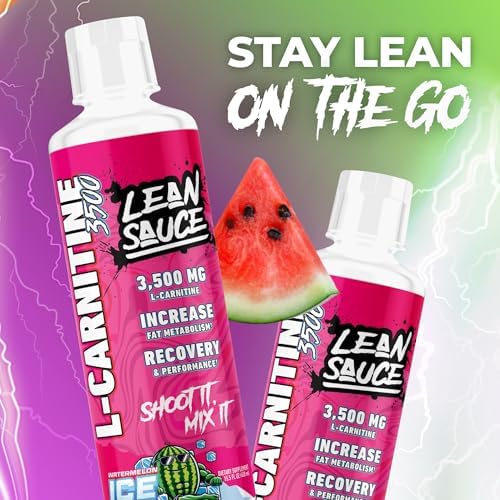 Lean Sauce L-Carnitina Líquida 3500mg - Sabor Sandía Hielo - imagen 6