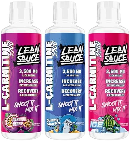 Lean Sauce L-Carnitina Líquida 3500mg - Sabor Sandía Hielo - imagen 8