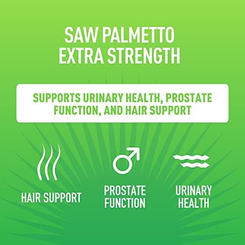 Cápsulas de Saw Palmetto 600mg para Hombres y Mujeres - Suplemento Extra Fuerte Bloqueador de DHT - Apoyo para Próstata y Pérdida de Cabello - 100 - imagen 4