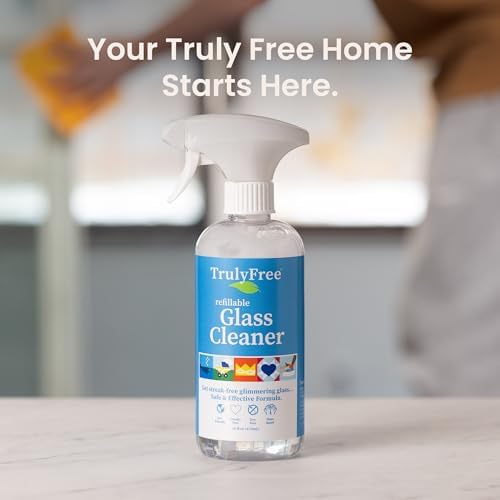 Kit de Limpiador de Vidrio Natural Truly Free - Elimina Suciedad y Residuos para Ventanas y Superficies de Vidrio Brillantes en Casa, Oficina y - imagen 7