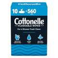 Toallitas Húmedas Desechables Cottonelle Freshfeel - Caja de 560 Toallitas (10 Paquetes de 56 Piezas) - imagen 1