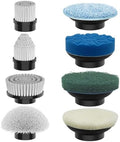 Cabezas de Cepillo Reemplazables TUYU para Limpiador Eléctrico, Paquete de 4 Cabezas y 4 Cepillos Extra, Cepillo Inalámbrico para Limpieza de Baños - imagen 1