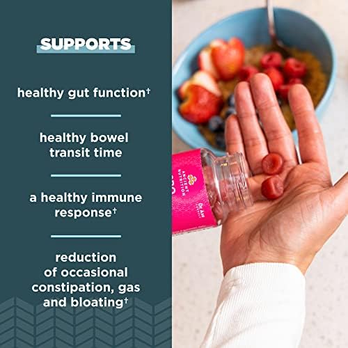 Ancient Nutrition Probióticos, Gomitas Berry SBO con 10 Mil Millones de CFUs por Porción, Apoyo Digestivo e Inmunológico, Sin Gluten, 60 Unidades - imagen 4