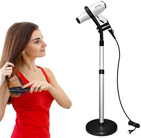Soporte para Secadora de Pelo HLGOLDLUO, Rotación de 360 Grados, Base Pesada, Soporte de Mano Libre Ajustable para Mostrador - imagen 1