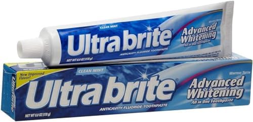 Pasta Dental Ultra Brite Blanqueadora Avanzada Sabor Menta Limpia 6 oz (Paquete de 7) - imagen 3