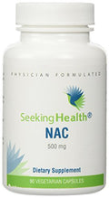 NAC | 500 mg N-Acetil-L-Cisteína | Potente Acción Desintoxicante | 90 Cápsulas Fáciles de Tragar | Libre de Alérgenos Comunes | Seeking Health - imagen 1