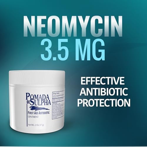 Paquete Menper de Polvos y Pomada de Sulfa – Polvo Antibiótico de ros Auxilios (7.5 g) y Pomada Sanadora (2 oz) – Cuidado de Heridas, Protección - imagen 4
